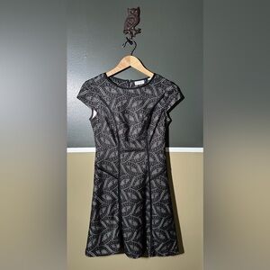 New York & Company Black Lace Mini Dress